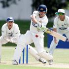 Otago Volts top-scorer Greg Todd in action during his innings of 78 not out against the Auckland...