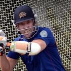 Otago wicketkeeper-batsman Derek de Boorder prepares to play a hook shot during a training...