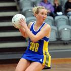 Otago wing defence Hayley Saunders looks for support during a national championship match against...