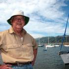 Otago Yacht Club commodore Geoff Murray stands above the club's marina. He  hopes enough money...