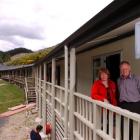 Otago Youth Adventure Trust Berwick camp warden Jenny Scott and trust chairman Brian Pickard on...