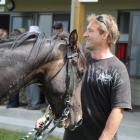 Otautau owner-trainer Kelvin Tyler after the success of Awsum Dude at Cromwell yesterday. Photo...