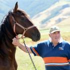 Outram Cavalcade Committee chairman Denis Aitken prepares for the hundreds of horses set to...