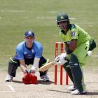 Pakistan's Umar Akmal. NZPA photo.