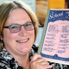 Pamela Gordon holds a book, signed by her aunt, Janet Frame, which Ms Gordon found in a second...