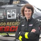 Paramedic and Rural Women New Zealand/Access scholarship recipient Annabel Taylor at Helicopters...