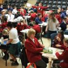 Participants in the Otago Daily Times Extra! current events quiz for years 9 and 10 answer...