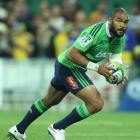 Patrick Osborne of the Highlanders runs with the ball during match between the Force and the...