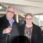 Paul and Mary Kenny, the Auckland part-owners of Adore Me at Forbury Park yesterday. Photo by...
