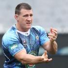 Paul Gallen at a recent NSW training session. Photo Getty