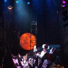 Paul Ross, as Bustopher Jones, in the first full dress rehearsal of 'Cats', at the Regent Theatre...