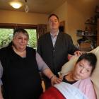 Paula Stickings, her husband, Roger Tobin, and her sister, Jennifer Williams. Photo by Peter...