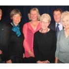 Life members of the Otago Rose Society. from left: Bob Grant, Janice Botting, Maureen Viggo, Gwen...