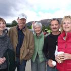 Margaret Lynch, of Lumsden, Callum Weir, Ann-Marie Berry, and Nigel and Maureen Hudson, all of...