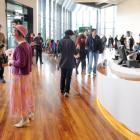 People visit the Toitu Otago Settlers Museum on its first day open to the public after a major...