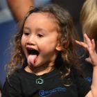 Performing at Polyfest at the Edgar Centre  are Hera Moana (3), of St Clair Corner Early Learning...