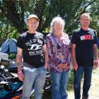 Pete (left), Lyn and Marty McKie have attended all 30 Vincent County Rallies and say they keep...