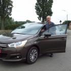 Philip Somerville and the Citroen C4 which served him and his wife well in Europe. Photo by Shona...