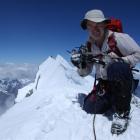 Philip Somerville revels in the satisfaction of being on the top of Aoraki Mount Cook. Photos by...