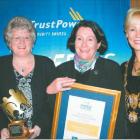 Pictured at the TrustPower Timaru District Community Awards function are (from left) TrustPower...