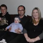 Pleased with changes to Working for Families are (from left) Ashley Wilson (15), Shawn Deaker...