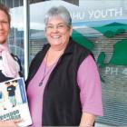 Pointers for parents: Kahu Youth worker Tarn Felton (left) is the facilitator for parenting group...