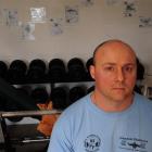 Powerlifter Steve Varga at his home in Ocean Grove, Dunedin, yesterday. Photo by Craig Baxter.