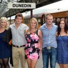 Prepared to board the train to Middlemarch  on Saturday afternoon for the Middlemarch Singles...