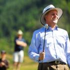 Prime Minister John Key at Millbrook yesterday before attending the nearby New Zealand Open at...