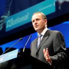 Prime Minister John Key in Wellington yesterday outlines his plan to reduce welfare dependency...