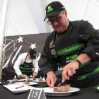 Prime Minister John Key (left) and chef Graham Hawkes judge entries in the Glammies at the Upper...