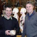 Prof Allan Herbison (right), director of the University of Otago Centre for Neuroendocrinology,...