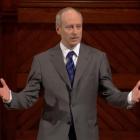 Prof Michael Sandel, of Harvard University, lectures to millions over YouTube and on TV. Photo by...