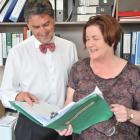 Prof Rob Walker, head of nephrology, and Maree McDonald, former charge nurse manager in the...