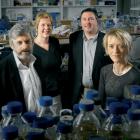 Professor Andy Mercer, Dr Sarah Young, Professor Kurt Krause and Dr Merilyn Humba