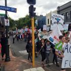 Protesters march down George St. Photo by David Clark/Facebook