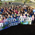 Pupils from Brighton and Ocean View Schools, which will merge next term, celebrate their new name...