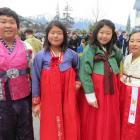 Pupils (from left) Alex Oh (12), Rubbica Jung (13), Dain Hong (13) and Jeeyeon Han (12).