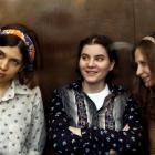 Pussy riot members (L-R) Nadezhda Tolokonnikova, Yekaterina Samutsevich, and Maria Alyokhina...