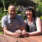 Quake-affected Christchurch business owners Simo Abbari and Anthea Sharpe take a much needed ...