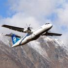 Queenstown Airport flies high as  flights in and out of the tourist resort increase. Photo by...