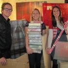 Queenstown artists (from left) Simon Morrison-Deaker, Rachael Errington and Emma Butler say they...