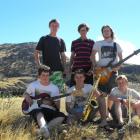 Queenstown band Dubside will open the  Gibbston Valley Winery concert on Saturday. From back left...
