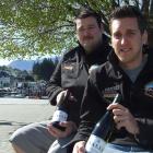 Queenstown Lakes District Rugby World Cup co-ordinator Jono Sutherland (left) and events manager...