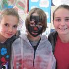 Queenstown Primary School pupils (from left to right) Ella Gibson (year 6), Luke Peter (year 7,...