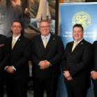 Queenstown's Les Clefs d'Or holders (from left) Bryan Wilkinson, Daniel Marsh, Franz Staufer,...