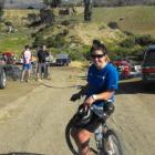 Queenstown Times reporter Olivia Caldwell after the Bannockburn Mountain Bike Classic last Friday...