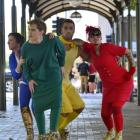 Queer Deportment performers (from left) Hahna Briggs, Anna Chinn, Brendan Kydd and Lisa Wilkinson...