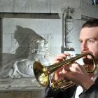 Ralph Miller, at Dunedin's Cenotaph yesterday, says Anzac Day is the bugler's busiest day of the...