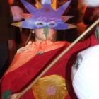Ray Meech (8), of Oamaru, was a colourful participant in Oamaru's midwinter masquerade on...